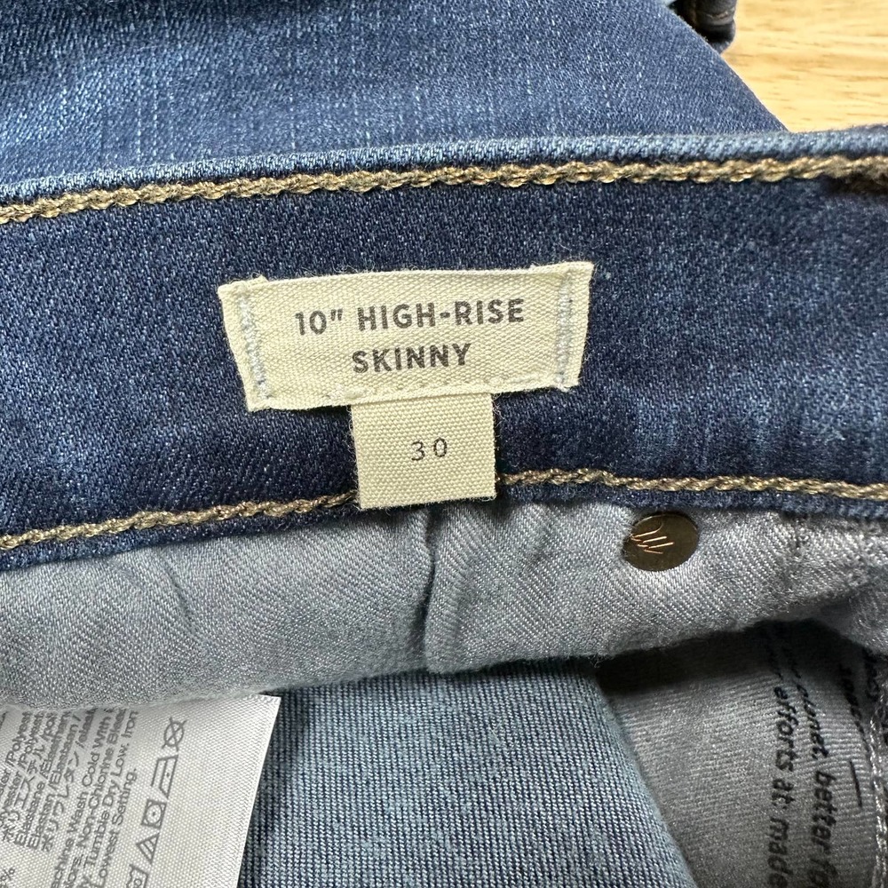 Madewell High Rise 10” Skinny Jeans-SHIPS FREE - Picture 2 of 9